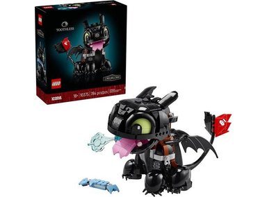 LEGO CÓMO ENTRENAR A TU DRAGÓN: SET DE CONSTRUCCIÓN DE SIN DIENTES, IDEAL PARA DECORACIÓN Y FANÁTICOS ADULTOS