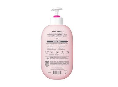 EOS SHEA BETTER LOCIÓN CORPORAL JASMINE PEACH, HIDRATACIÓN 24H, LIGERA, NO GRASA, VEGANA, CON KARITÉ NATURAL - 7