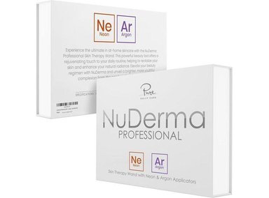 NUDERMA VARITA DE TERAPIA - MÁQUINA PORTÁTIL CON 6 VARILLAS DE NEÓN Y ARGÓN PARA MEJORAR LA PIEL - 6