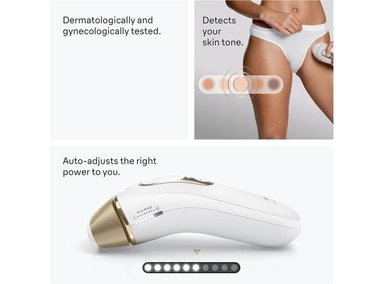 BRAUN IPL SILK·EXPERT PRO 5, DEPILACIÓN DURADERA PARA MUJERES Y HOMBRES CON CABEZALES PRECISOS ADICIONALES - 5