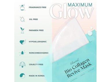 MASCARILLA FACIAL COREANA DE COLÁGENO EBANEL CON 7 PÉPTIDOS - 6