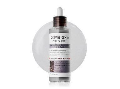 AMPOLLA DR.MELAXIN PEEL SHOT GLOW EXFOLIANTE SUAVE ARROZ 80ML