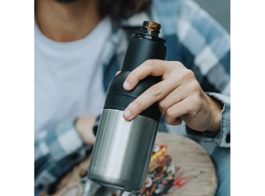 ASOBU FROSTY BEER HOLDER: ENFRIADOR DE ACERO INOXIDABLE CON AISLAMIENTO; INCLUYE ABREBOTELLAS; MANTIENE FRÍO POR 12 HORAS - 6