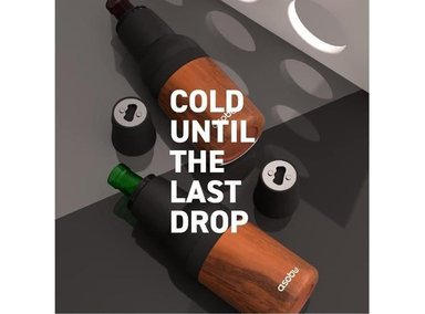 ASOBU FROSTY BEER HOLDER, ENFRIADOR DE ACERO INOXIDABLE CON AISLAMIENTO AL VACÍO Y ABREBOTELLAS INCLUIDO, LIBRE DE BPA - 2