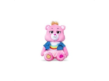 CARE BEARS X STRANGER THINGS: PELUCHE INFANTIL DE CHEER BEAR COMO ELEVEN, SUAVE Y ABRAZABLE