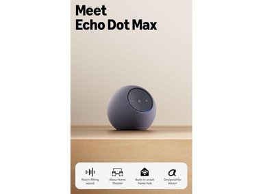 AMAZON ECHO DOT MAX PARLANTE ALEXA GRAFITO - 1