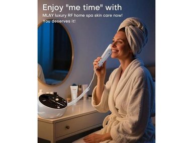 MLAY MÁQUINA DE BELLEZA RF, DISPOSITIVO PARA REDUCIR ARRUGAS Y ANTIENVEJECIMIENTO, USO EN CASA, EFECTOS DE SALÓN - 6