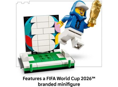 CONJUNTO DE LEGO: TROFEO DE LA COPA MUNDIAL FIFA - IDEAL PARA FANÁTICOS DEL FÚTBOL, PERFECTO PARA EXHIBICIÓN DECORATIVA - 4