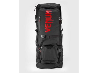 MOCHILA RESISTENTE VENUM CHALLENGER PARA SENDERISMO, IDEAL PARA AVENTURAS AL AIRE LIBRE, COLOR NEGRO/ROJO