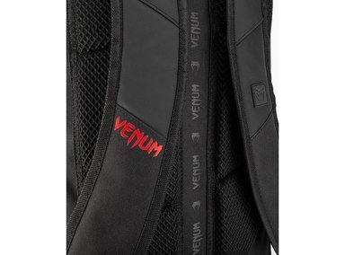 MOCHILA RESISTENTE VENUM CHALLENGER PARA SENDERISMO, IDEAL PARA AVENTURAS AL AIRE LIBRE, COLOR NEGRO/ROJO - 5