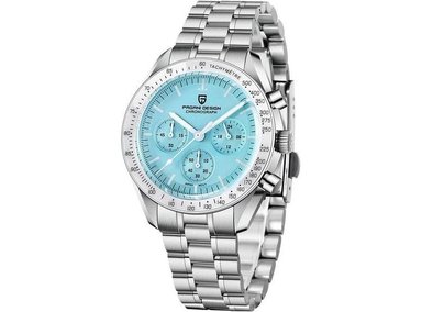 PAGANI DESIGN 1701 V3 - RELOJ CRONÓGRAFO DE CUARZO PARA HOMBRE CON ESFERA DE ESPEJO Y CRISTAL DE ZAFIRO