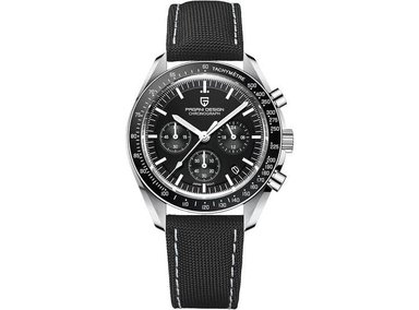 RELOJ CRONÓGRAFO DE CUARZO PARA HOMBRE PAGANI DESIGN 1701 V3, MOVIMIENTO VK63, ACERO INOXIDABLE, ESFERA DE CRISTAL DE ZAFIRO