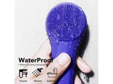 NÅGRACOOLA CLIE CEPILLO FACIAL ELÉCTRICO RECARGABLE, IMPERMEABLE, PARA LIMPIEZA, EXFOLIACIÓN Y MASAJE - 4