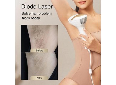 DEPILACIÓN LÁSER DERMRAYS PARA HOMBRES Y MUJERES V4S - 6