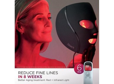 SHARK CRYOGLOW MÁSCARA FACIAL LED CON REFRIGERACIÓN, REPARACIÓN ANTIARRUGAS, LUZ INFRARROJA, CONTROL REMOTO, BOLSA - 4