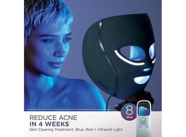 SHARK CRYOGLOW MÁSCARA FACIAL LED CON REFRIGERACIÓN, REPARACIÓN ANTIARRUGAS, LUZ INFRARROJA, CONTROL REMOTO, BOLSA - 6