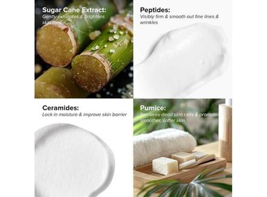 DRMTLGY MASCARILLA Y EXFOLIANTE FACIAL DE MICRODERMOABRASIÓN NO ABRASIVO PARA MEJORAR CICATRICES DE ACNÉ Y PUNTOS NEGROS - 2