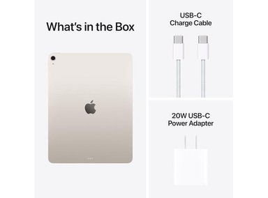 APPLE IPAD AIR, CHIP M4, PANTALLA LIQUID RETINA, 512GB, CÁMARAS 12MP, WI-FI 7, TOUCH ID, BATERÍA DE LARGA DURACIÓN - 5