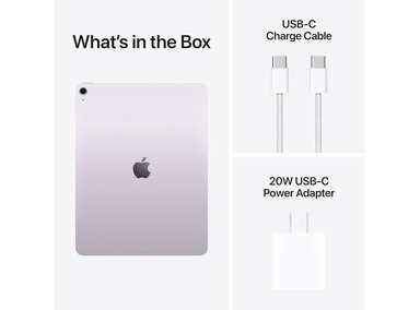 APPLE IPAD AIR: PANTALLA LIQUID RETINA, 1TB, CÁMARAS DE 12MP, WI-FI 7, BATERÍA LARGA DURACIÓN - PÚRPURA - 5