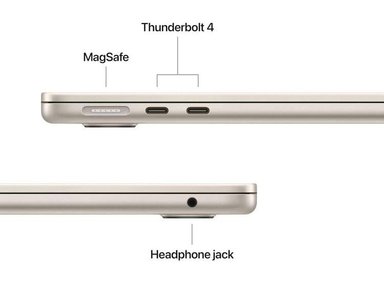 MACBOOK AIR 2026 CON CHIP M5, PANTALLA LIQUID RETINA, 16GB RAM, SSD 512GB, CÁMARA 12MP, TOUCH ID, WI-FI 7 - 3