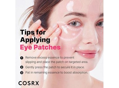PARCHES OCULARES COSRX CON PÉPTIDOS Y COLÁGENO PARA REDUCIR HINCHAZÓN Y CÍRCULOS OSCUROS - 2