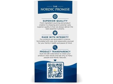 VITAMINAS D3 + K2 NORDIC NATURALS CON SABOR A NARANJA, PARA SOPORTE ÓSEO, INMUNE Y EQUILIBRIO DE CALCIO, 60 CÁPSULAS - 3