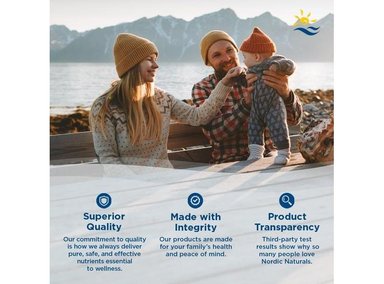 VITAMINAS D3 + K2 NORDIC NATURALS CON SABOR A NARANJA, PARA SOPORTE ÓSEO, INMUNE Y EQUILIBRIO DE CALCIO, 60 CÁPSULAS - 4