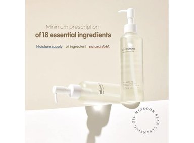 MIXSOON BEAN CLEANSING OIL - ACEITE LIGERO Y LIMPIADOR PROFUNDO PARA ELIMINAR MAQUILLAJE 195ML - 3
