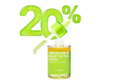 PURITO SERUM FACIAL AZELAICO 10% ARBOL DE TE KOJICO 30ML