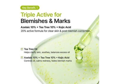 PURITO SERUM FACIAL AZELAICO 10% ARBOL DE TE KOJICO 30ML - 3