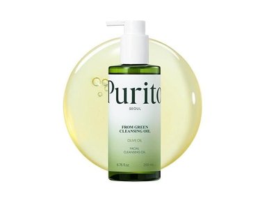 PURITO FROM GREEN CLEANSING OIL, REMOVEDOR DE MAQUILLAJE VEGANO, SIN FRAGANCIA PARA CARA Y OJOS, APTO PARA TODO TIPO DE PIEL - 1