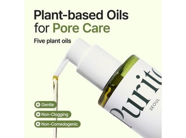 PURITO FROM GREEN CLEANSING OIL, REMOVEDOR DE MAQUILLAJE VEGANO, SIN FRAGANCIA PARA CARA Y OJOS, APTO PARA TODO TIPO DE PIEL - 5