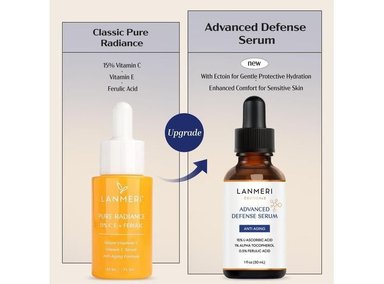 LANMERI SERUM FACIAL 15% VITAMINA C + E + ÁCIDO FERÚLICO 30ML - 7