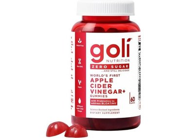 GOMAS GOLI: ACV SIN AZÚCAR, VITAMINA B12 Y PROBIÓTICOS - VEGANAS, KÉTO Y SIN GLUTEN