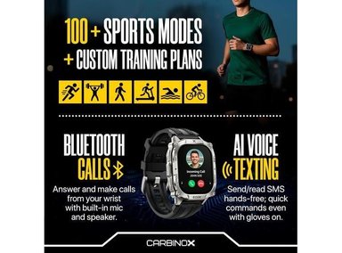CARBINOX EDGE SMARTWATCH CARBINOX DUAL-BAND GNSS - 4