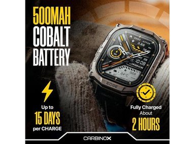 SMARTWATCH CARBINOX EDGE: AMOLED, BLUETOOTH, RESISTENTE AL AGUA, GPS, LLAMADAS PARA ANDROID E IOS - 2