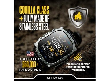 SMARTWATCH CARBINOX EDGE: AMOLED, BLUETOOTH, RESISTENTE AL AGUA, GPS, LLAMADAS PARA ANDROID E IOS - 3
