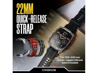 SMARTWATCH CARBINOX EDGE: AMOLED, BLUETOOTH, RESISTENTE AL AGUA, GPS, LLAMADAS PARA ANDROID E IOS - 7