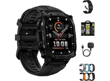 CARBINOX EDGE SMARTWATCH AMOLED NEGRO 1.96 PULGADAS - 1