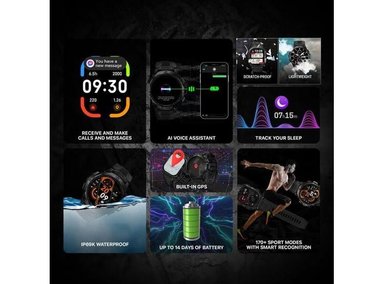 CARBINOX BLAZE SMART WATCH, GPS, 170+ MODOS DEPORTIVOS, IP69K, LLAMADAS CON ANDROID/IOS - 3