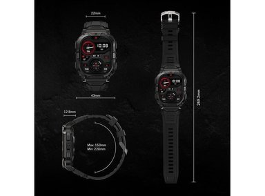 CARBINOX BLAZE SMART WATCH, GPS, 170+ MODOS DEPORTIVOS, IP69K, LLAMADAS CON ANDROID/IOS - 4