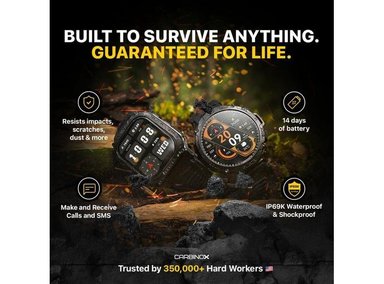 CARBINOX BLAZE SMART WATCH, GPS, 170+ MODOS DEPORTIVOS, IP69K, LLAMADAS CON ANDROID/IOS - 7