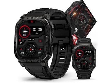 CARBINOX BLAZE SMARTWATCH, RESISTENTE, GPS, 170+ DEPORTES, GORILLA GLASS, LLAMADAS, ANDROID/IOS