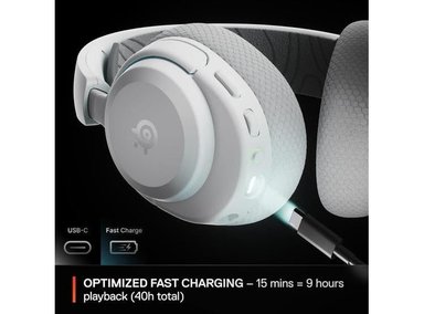 STEELSERIES ARCTIS NOVA 3X WIRELESS HEADSET, CONTROL APP, BATERÍA 40H, DRIVERS NEODIMIO, MULTI-PLATAFORMA - 4
