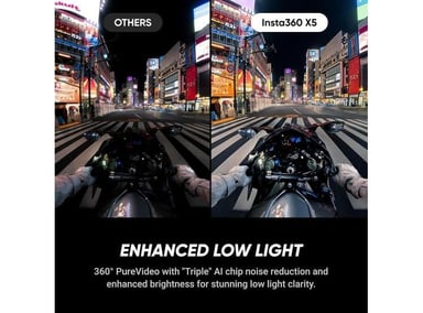 INSTA360 X5 SATIN WHITE CÁMARA 8K, RESISTENTE, EFECTO SELFIE INVISIBLE, LENTES REEMPLAZABLES Y 3 HORAS DE BATERÍA - 2