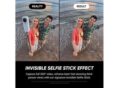 INSTA360 X5 SATIN WHITE CÁMARA 8K, RESISTENTE, EFECTO SELFIE INVISIBLE, LENTES REEMPLAZABLES Y 3 HORAS DE BATERÍA - 3