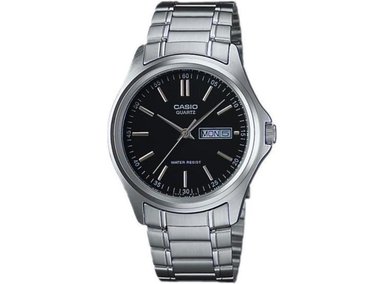 RELOJ CASIO PLATEADO, MODELO MTP1239D-1A, DISEÑO CLÁSICO Y ELEGANTE CON TECNOLOGÍA AVANZADA PARA HOMBRE - 1