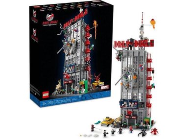 LEGO MARVEL SPIDER-MAN DAILY BUGLE SET PARA ADULTOS, DECORATIVO, INCLUYE 25 MINIFIGURAS