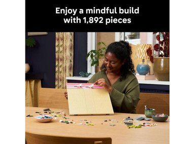 LEGO ART PAISAJE JAPONÉS DE CEREZOS EN FLOR PARA ADULTOS, IDEAL PARA PARED O SUPERFICIE - MODELO 31218 - 2
