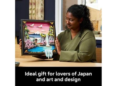 LEGO ART PAISAJE JAPONÉS DE CEREZOS EN FLOR PARA ADULTOS, IDEAL PARA PARED O SUPERFICIE - MODELO 31218 - 6